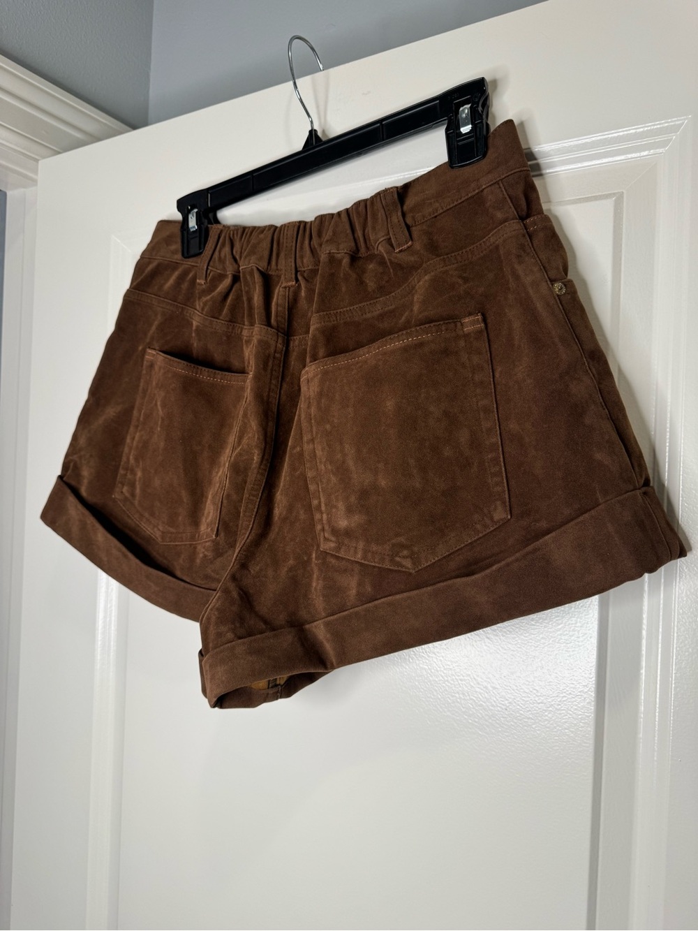 NWOT Free People Danni Vegan Suede Shorts - Picture 5 of 7